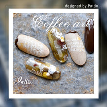 Load image into Gallery viewer, haenona stickers Ｕ016 コーヒーアート Coffee art
