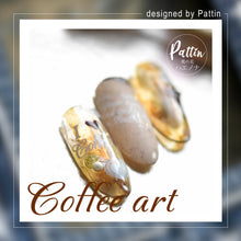 Load image into Gallery viewer, haenona stickers Ｕ016 コーヒーアート Coffee art
